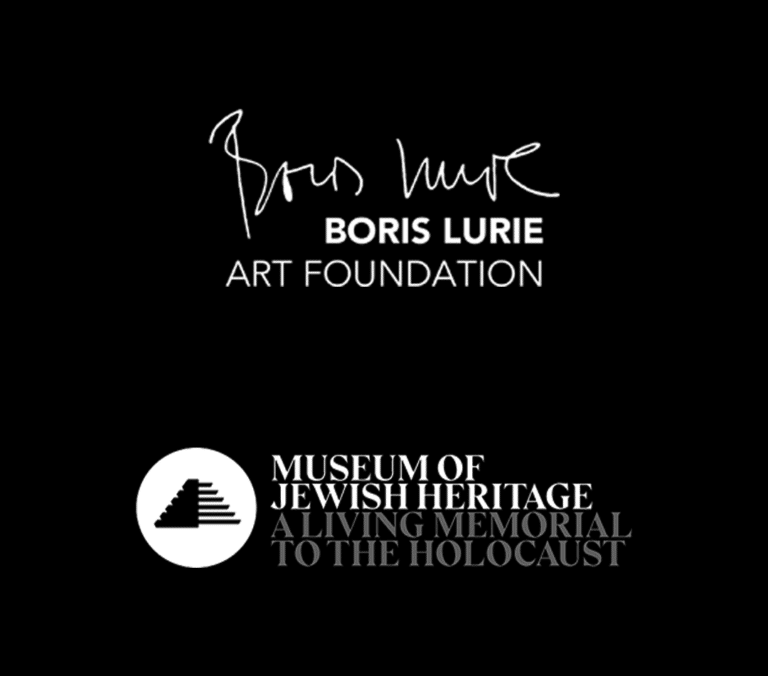 Boris Lurie Exhibit Logos | The Zekelman Holocaust Center