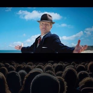 PNG Cinema Screen Mockup, Transparent Design PNG cinema screen mockup, transparent design